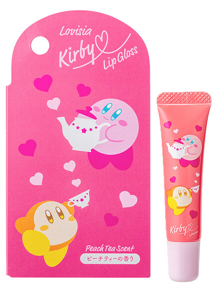 Lovisia 星のカービィリップグロス ハートシリーズ ピーチティー