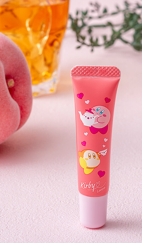 Lovisia 星のカービィリップグロス ハートシリーズ ピーチティー